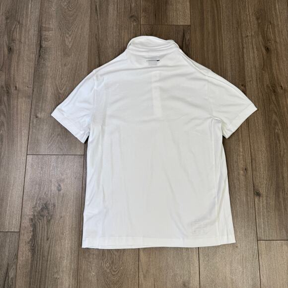 J.Crew Performance Polo Shirt Mens M White Pullover Coolmax Short Sleeve Stretch - Picture 6 of 8